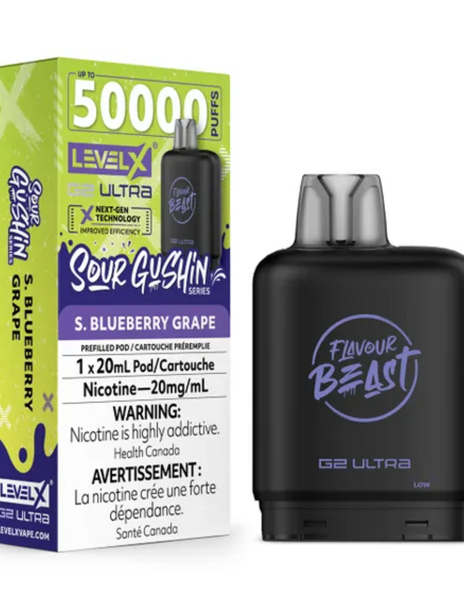 Level X Ultra Sour Gushin Pod