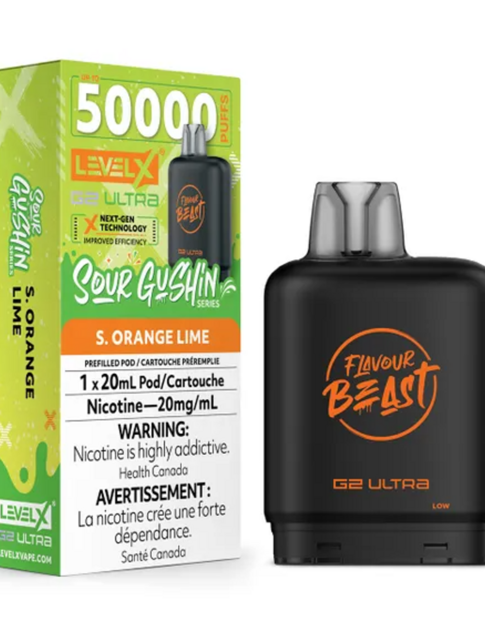 Level X Ultra Sour Gushin Pod