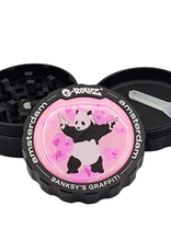 G-Rollz Banksy Graffiti 'Panda Gunnin' 53mm 3 Piece Metal Grinder