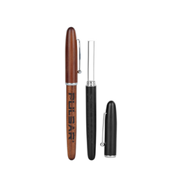 5.75" Pulsar Wood Pen Quartz Dab Straw (Assorted Colours)