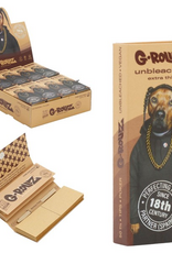 G-Rollz Pets Rock 'Rap' Unbleached 11/4 Rolling Paper + Tips