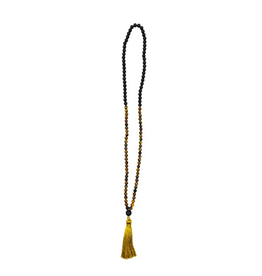 Mala Beads - Tigereye and Obsidian