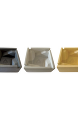 BRNT Briq - Concrete Ashtray with Walnut Lid