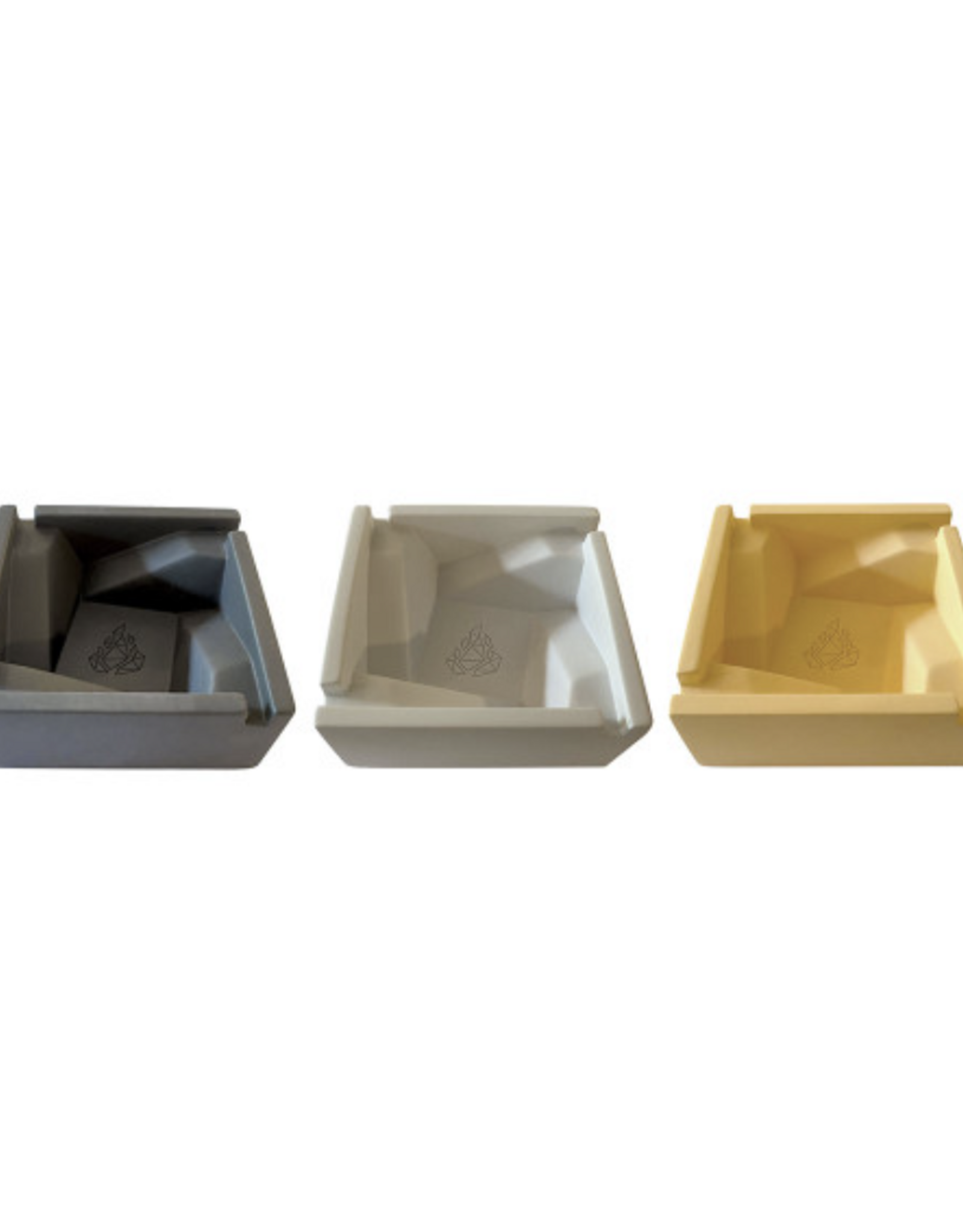 BRNT Briq - Concrete Ashtray with Walnut Lid