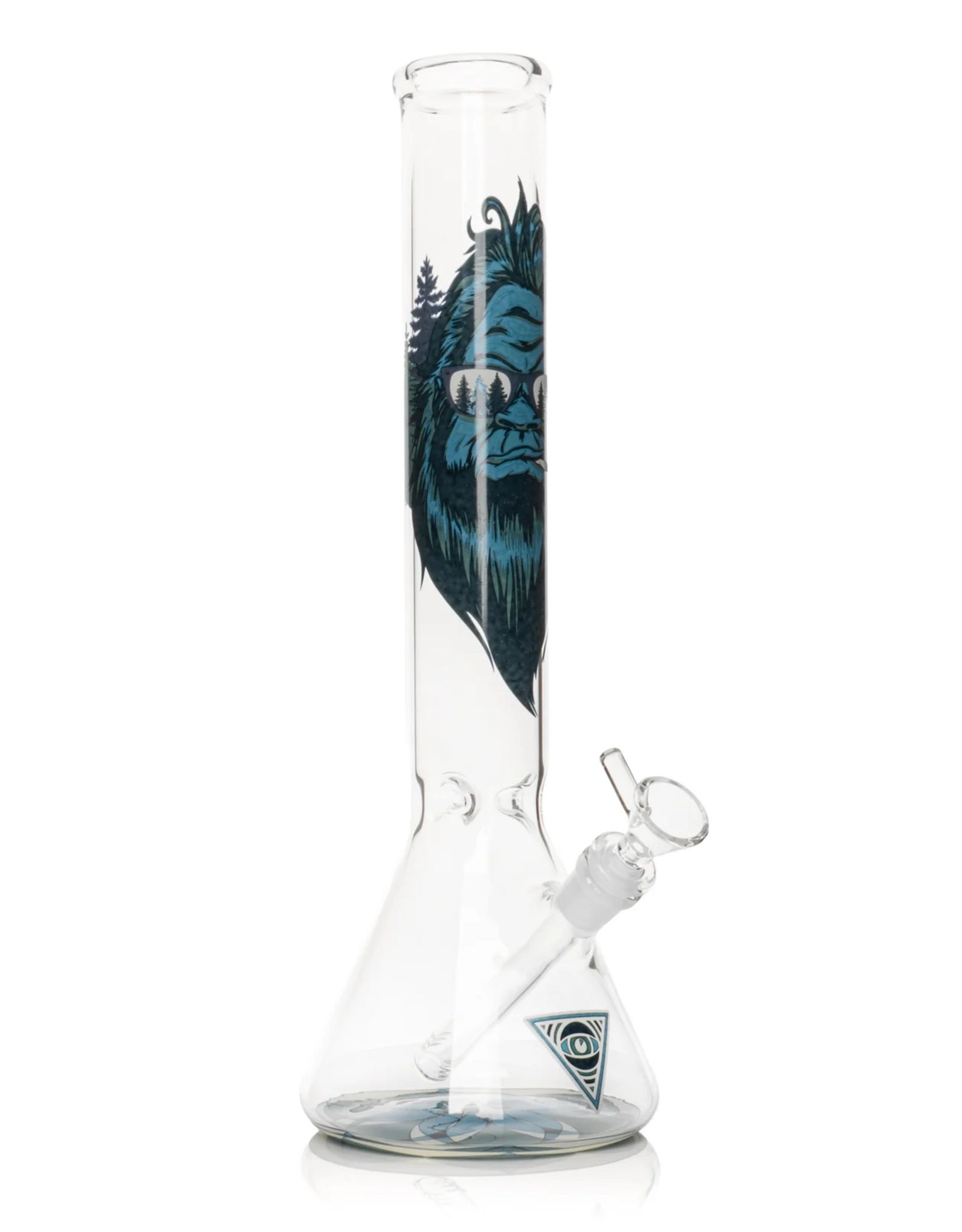 Red Eye Glass 15" Glow-in-the-Dark Sasquatch Beaker by Red Eye Glass