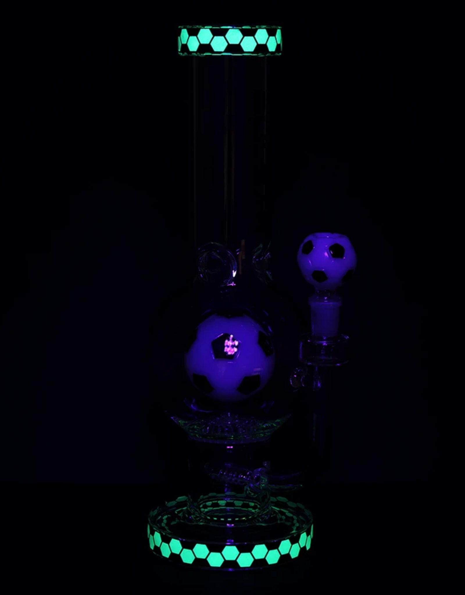 Soccer Celebration Bubble Base Water Pipe - 12.6"