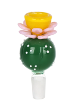 Pulsar 12.25" Peyote Bloom Bubble Base Water Pipe by Pulsar Glass