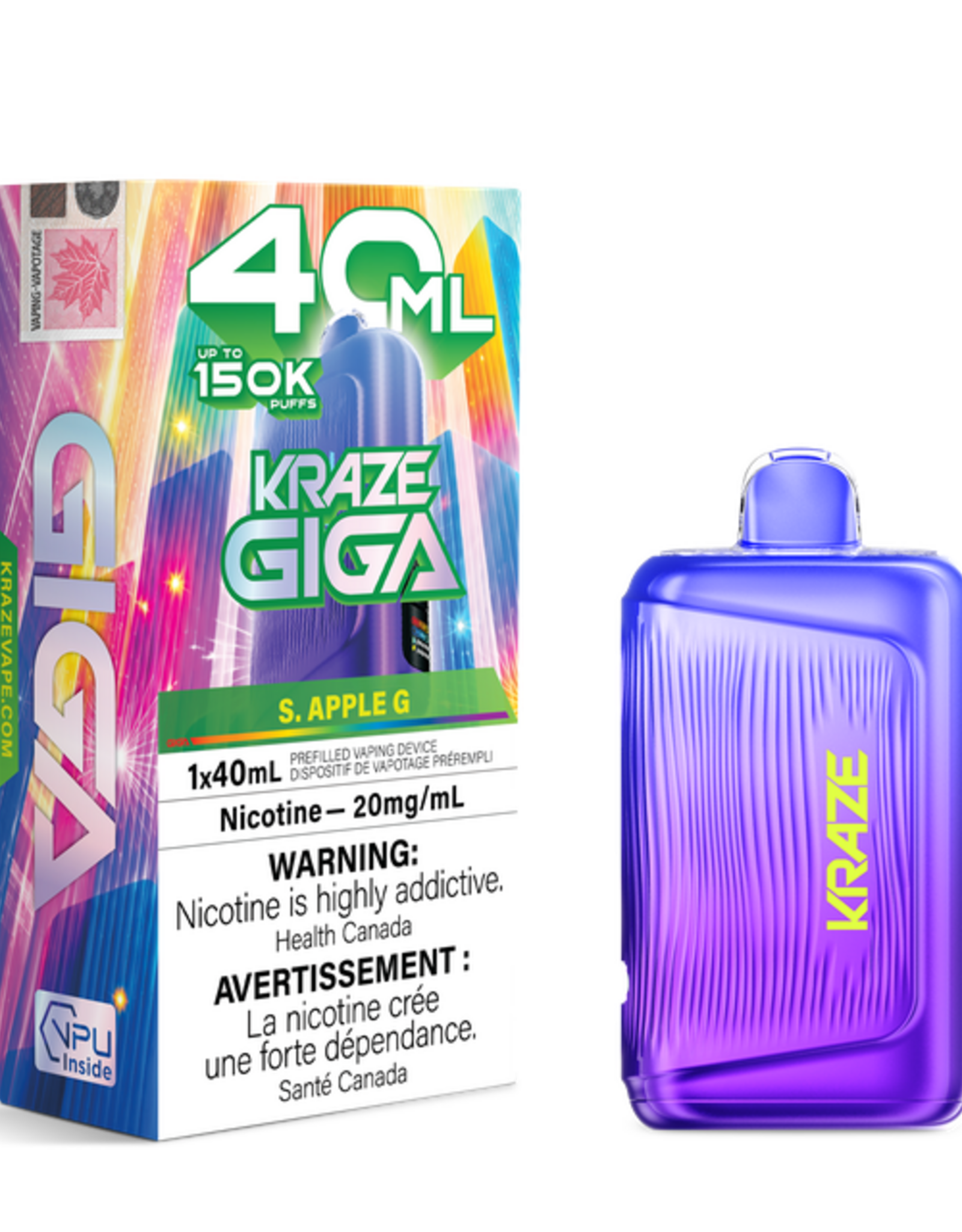 Kraze Giga Disposable