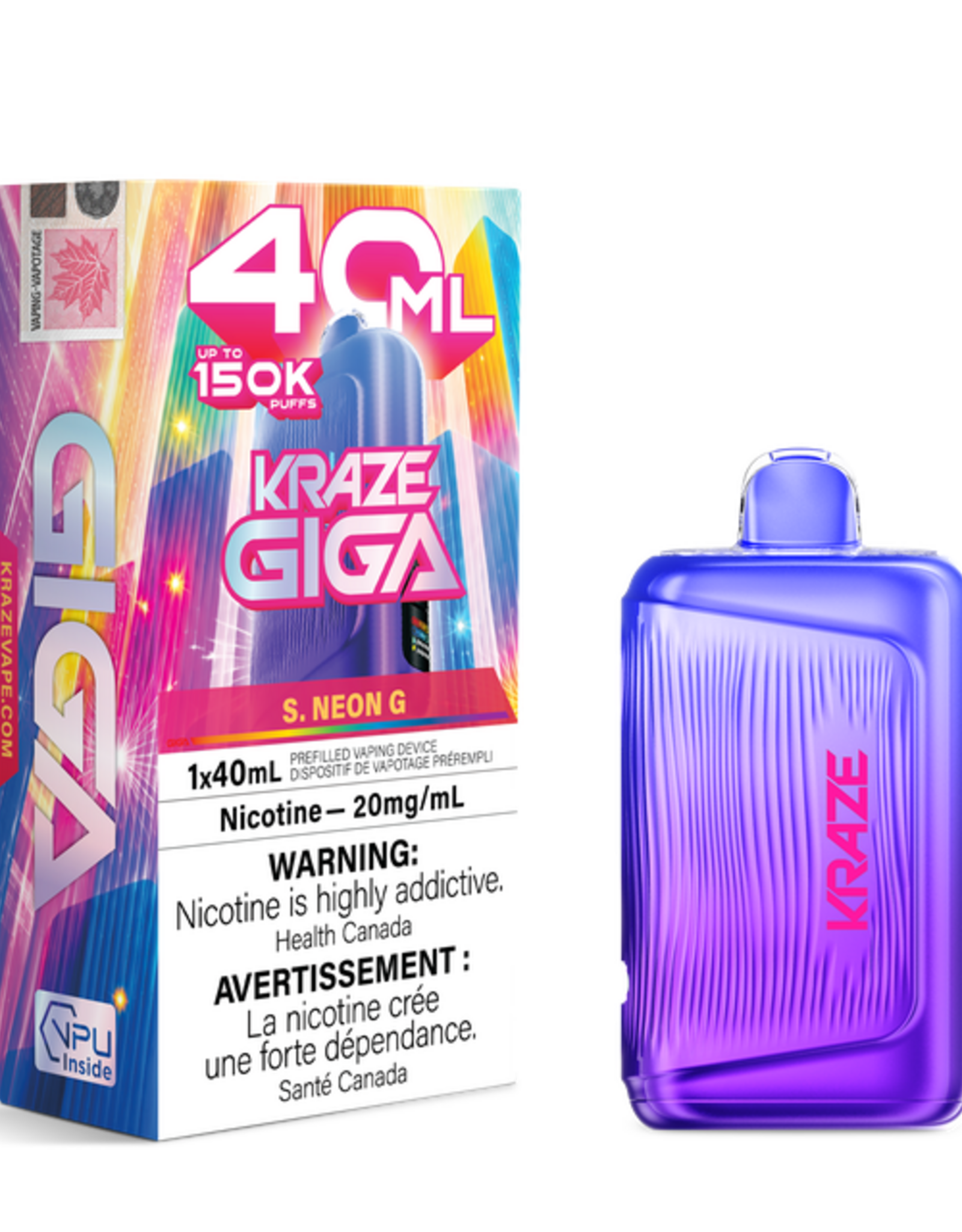 Kraze Giga Disposable