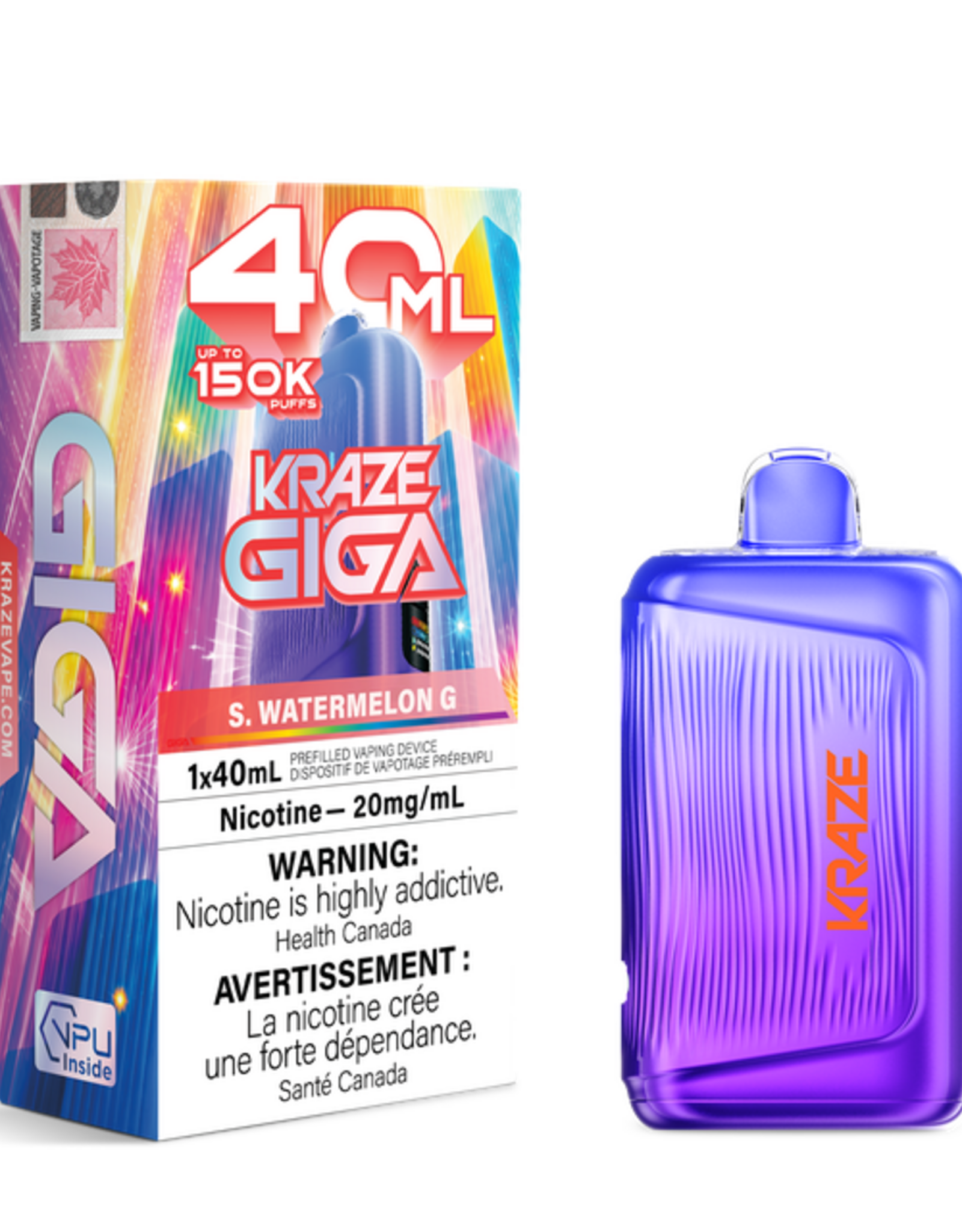 Kraze Giga Disposable