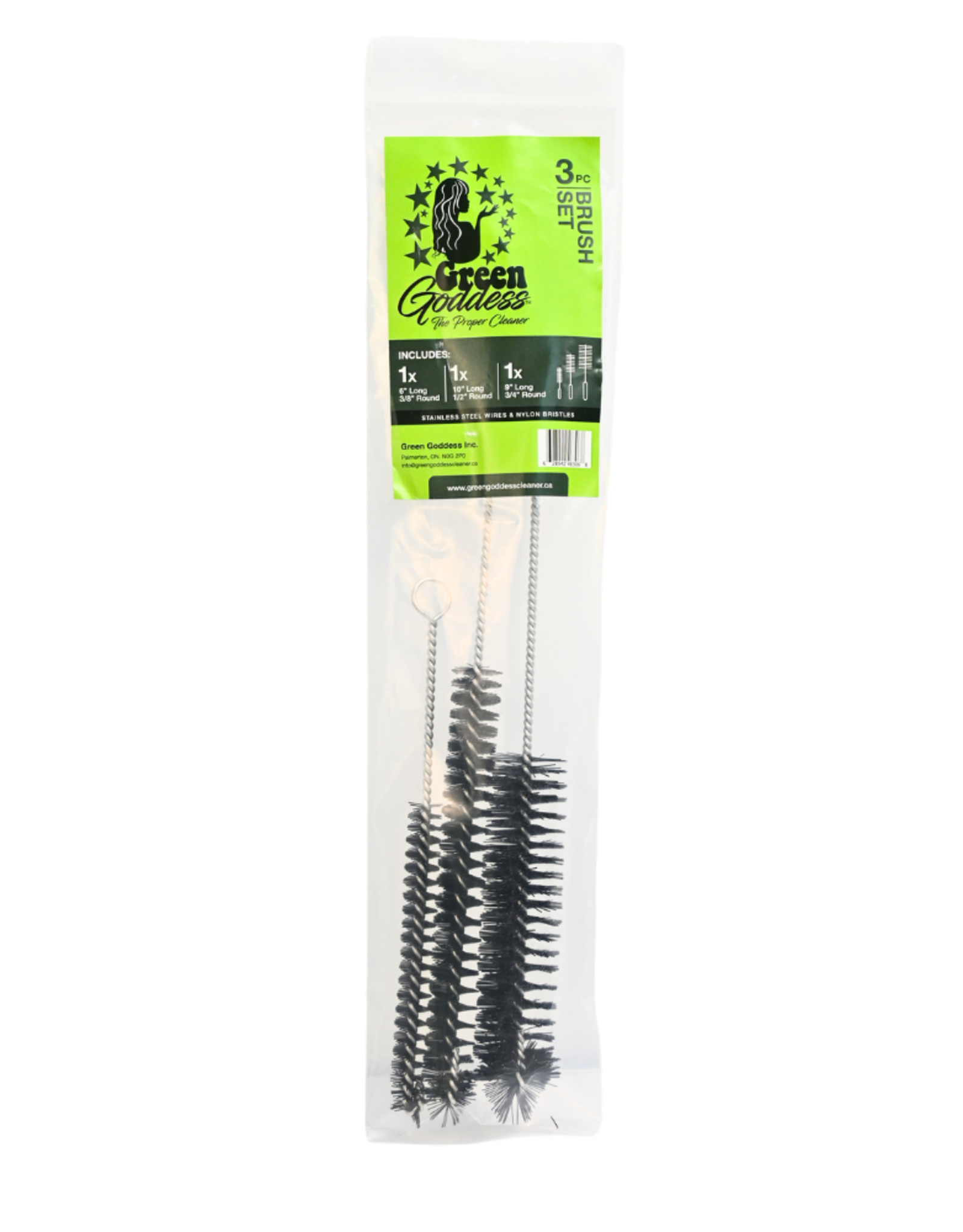 Green Goddess 3 Piece Cleaning Brush Set