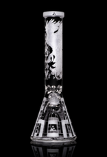 15" Phoenix Prison Beaker by Milkyway Glass