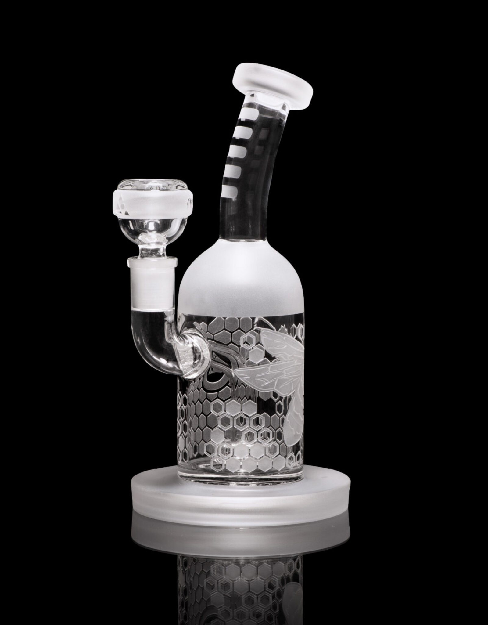 7" Bee Hive Rig by Milkyway Glass