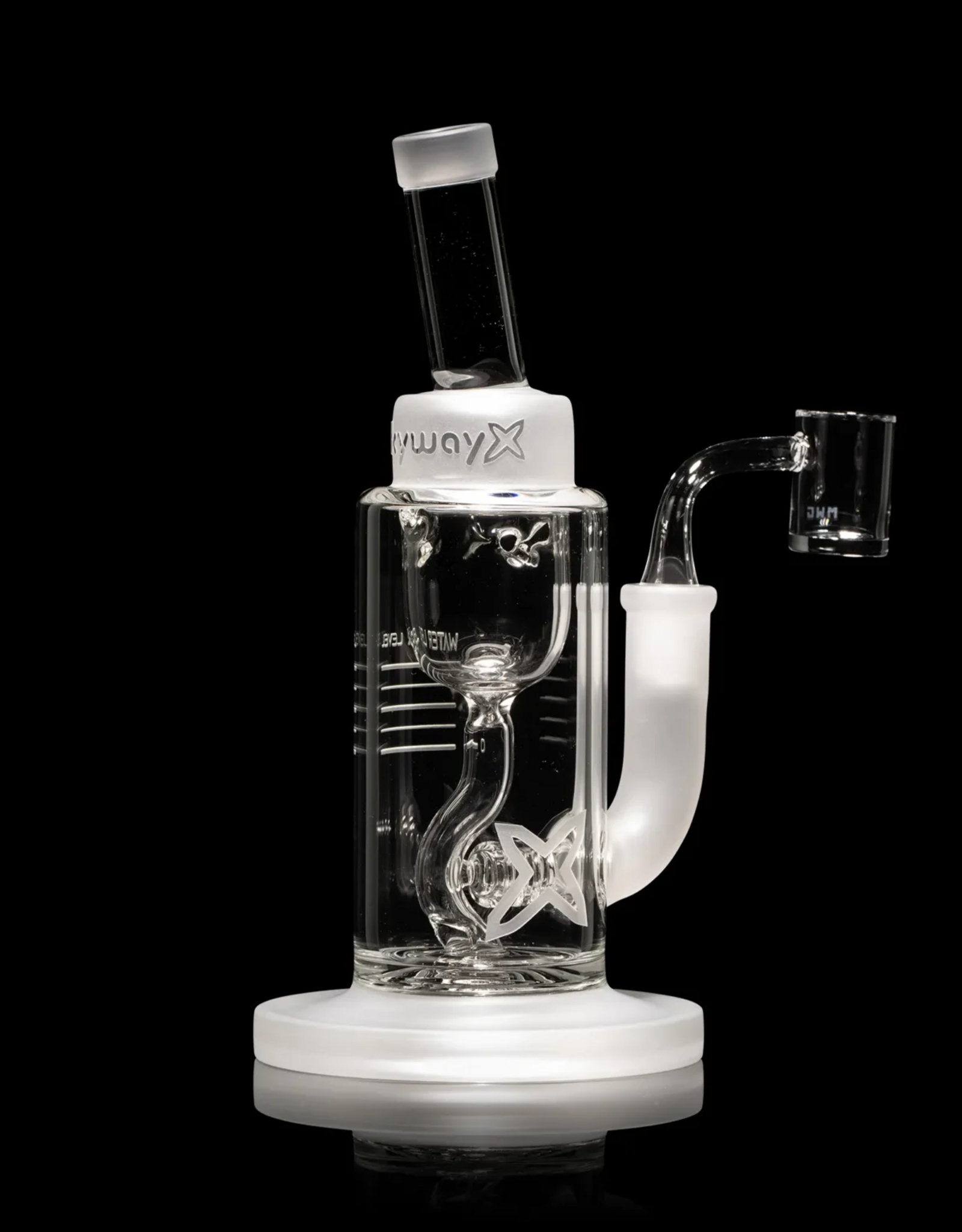 8" Recycler X by Milkway Glass