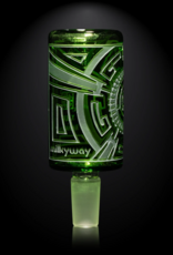 14mm Green Nuclear Long Bowl by Milkyway Glass
