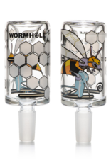14mm Robo-Bees Bowl by Milkyway Glass