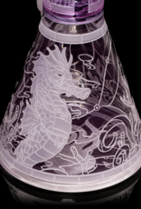16" Purple Mistress of the Sea Beaker by Milkyway Glass