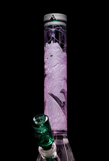 16" Purple Mistress of the Sea Beaker by Milkyway Glass