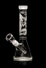 10" Dragon Heart Beaker by Milkyway Glass