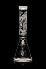 10" Dragon Heart Beaker by Milkyway Glass