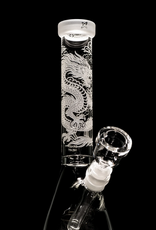 10" Dragon Heart Beaker by Milkyway Glass