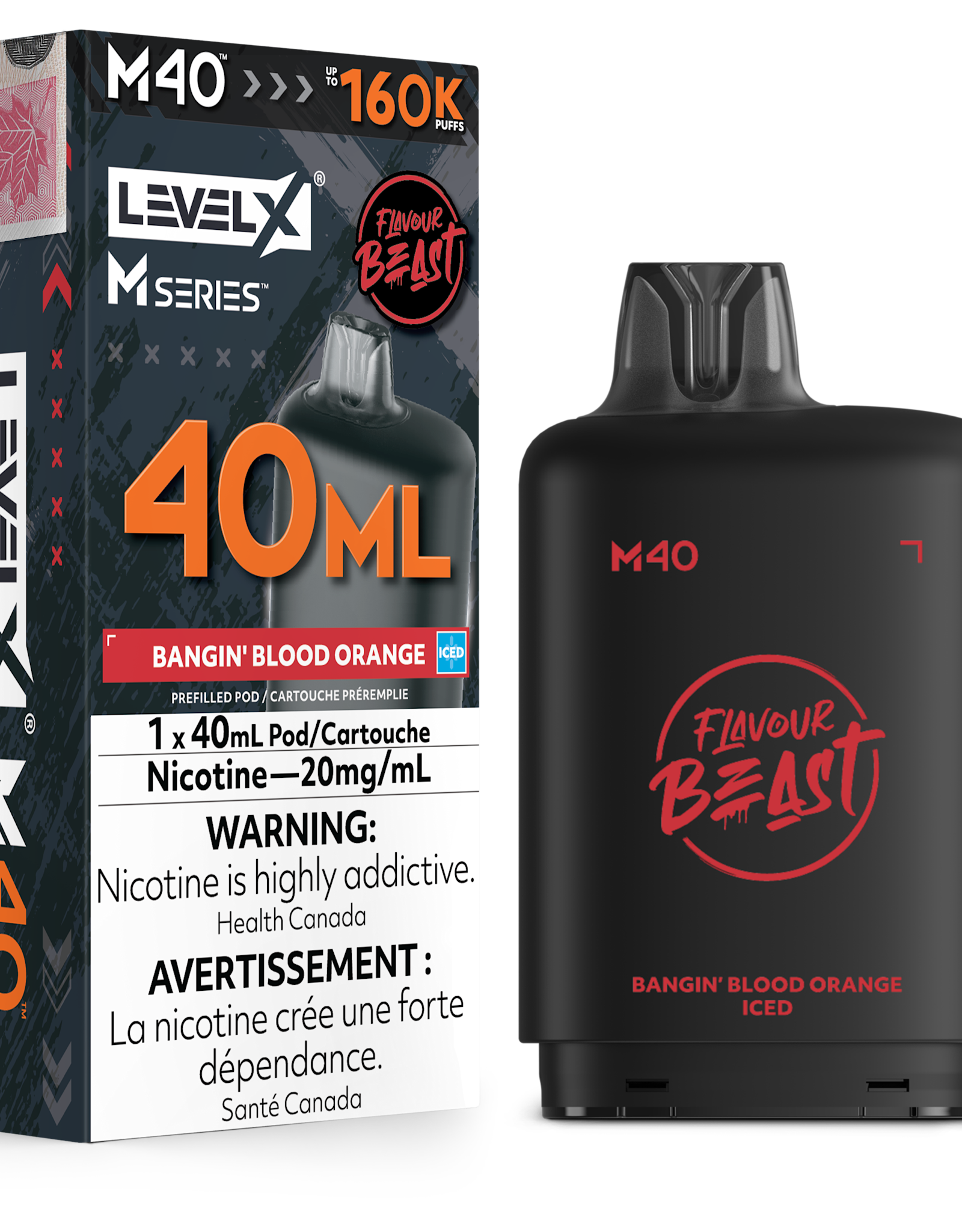 Level X M40 Flavour Beast 40ml Pod