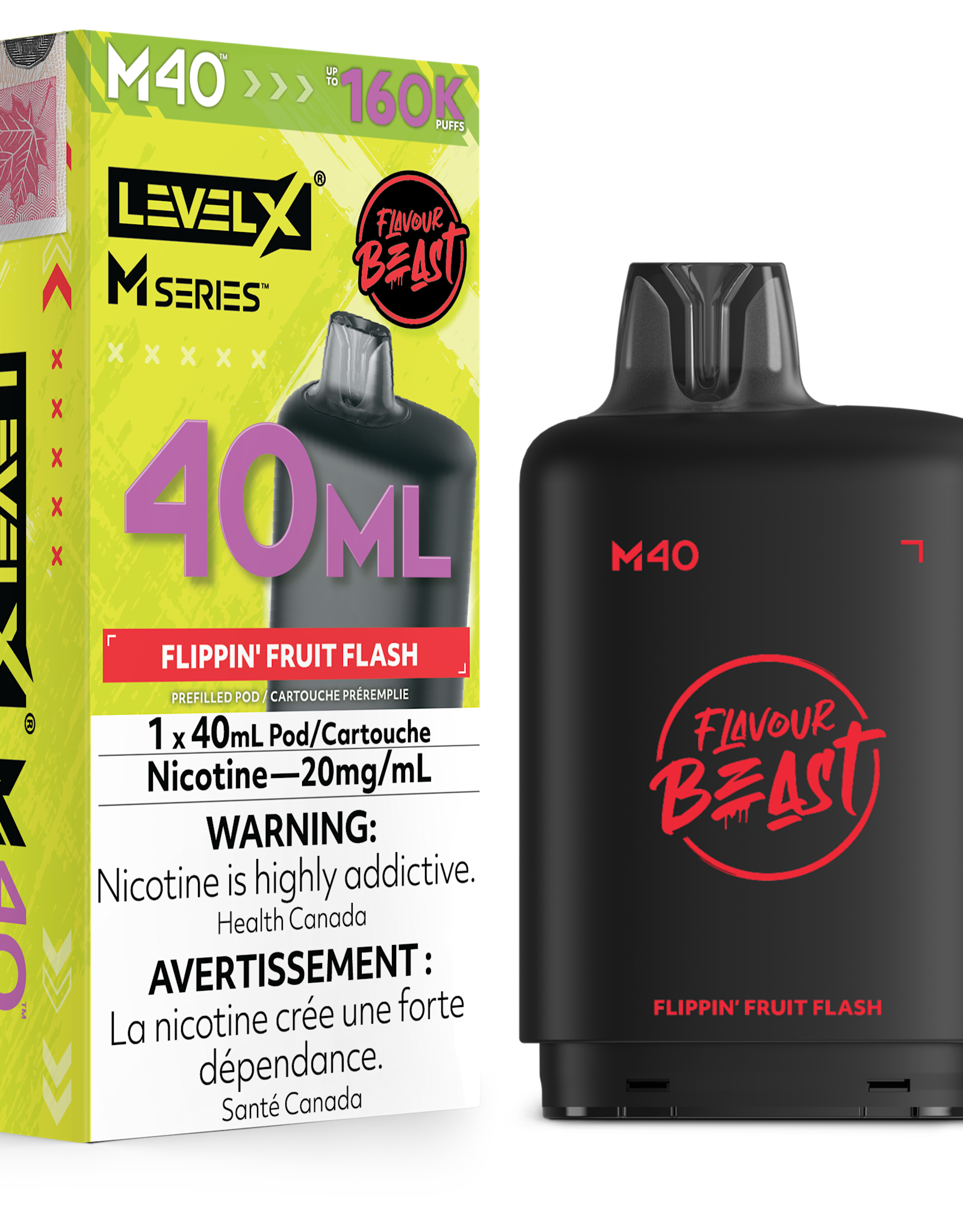 Level X M40 Flavour Beast 40ml Pod