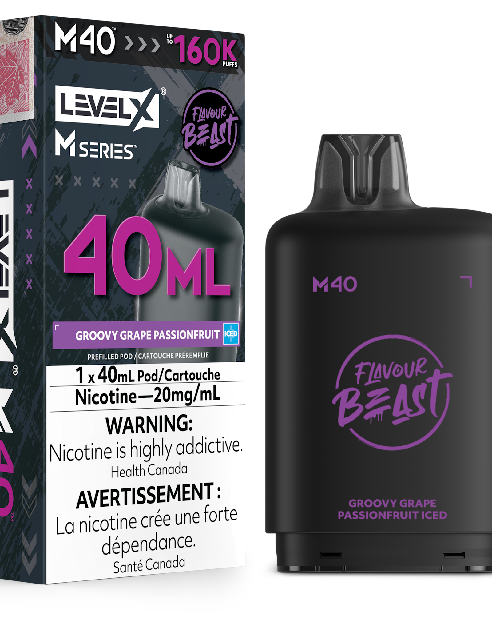 Level X M40 Flavour Beast 40ml Pod