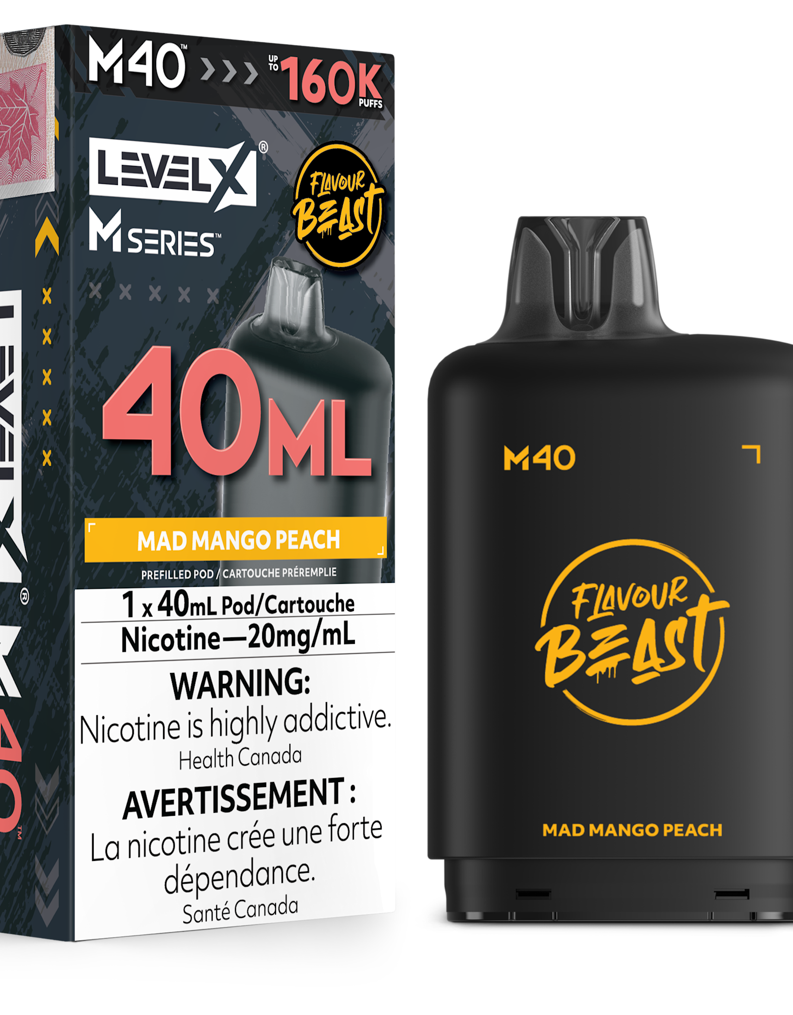 Level X M40 Flavour Beast 40ml Pod
