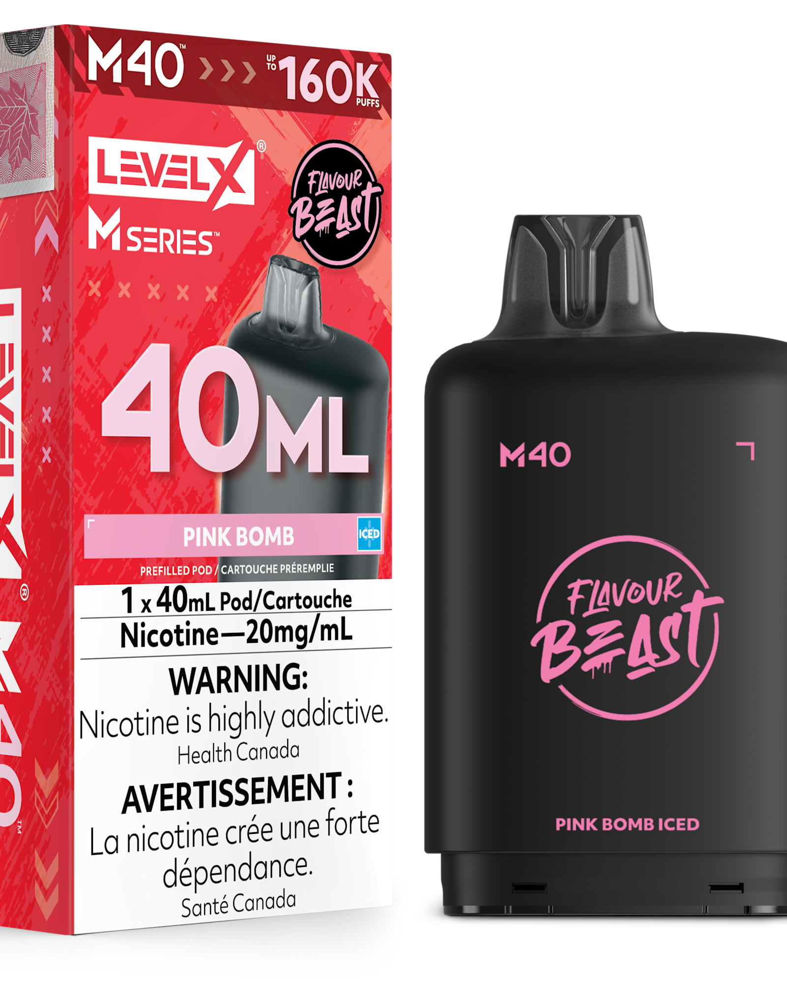 Level X M40 Flavour Beast 40ml Pod