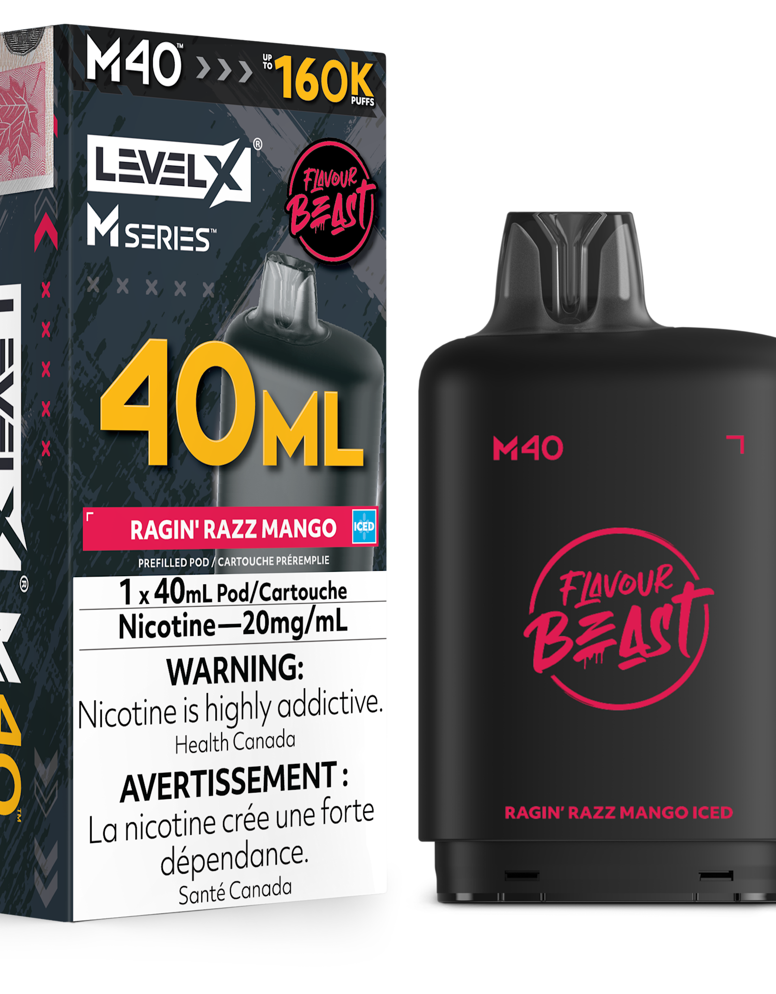 Level X M40 Flavour Beast 40ml Pod