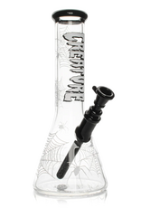 GEAR Premium 12” Clear Glow-in-the-Dark Spiderweb Beaker by Gear Premium