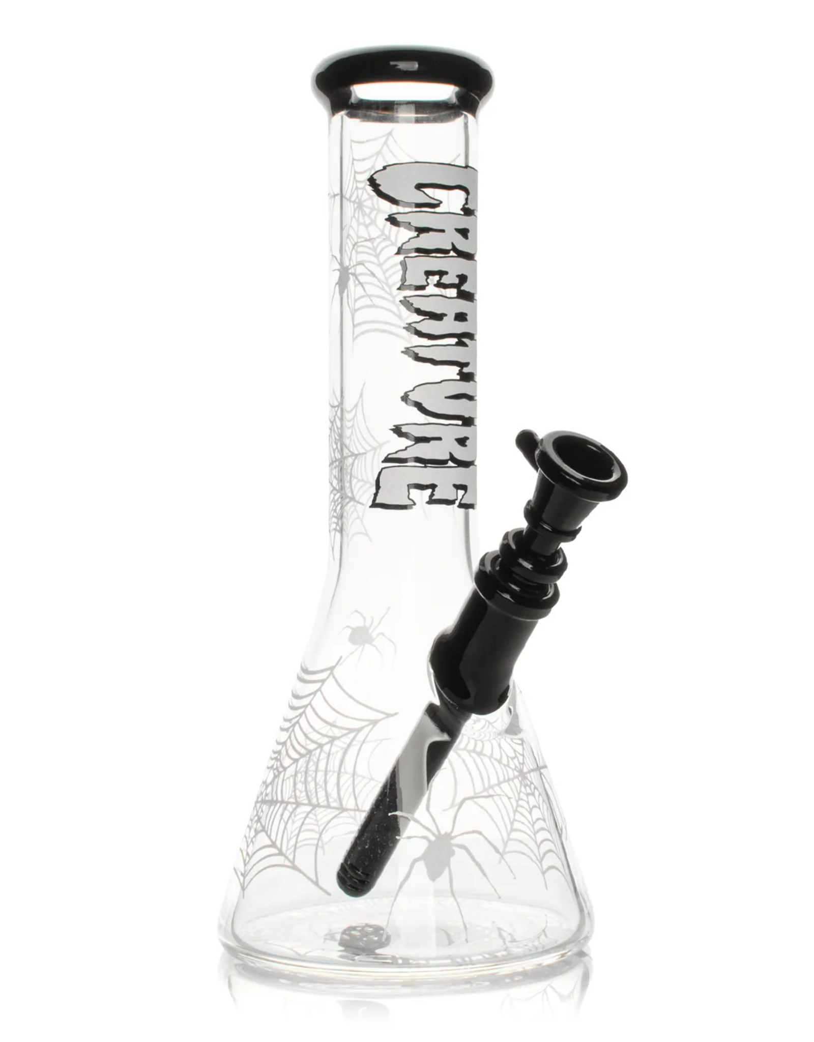GEAR Premium 12” Clear Glow-in-the-Dark Spiderweb Beaker by Gear Premium