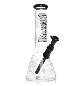 GEAR Premium 12” Clear Glow-in-the-Dark Spiderweb Beaker by Gear Premium