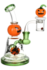 6.75" Halloween Ball Dab Rig Set
