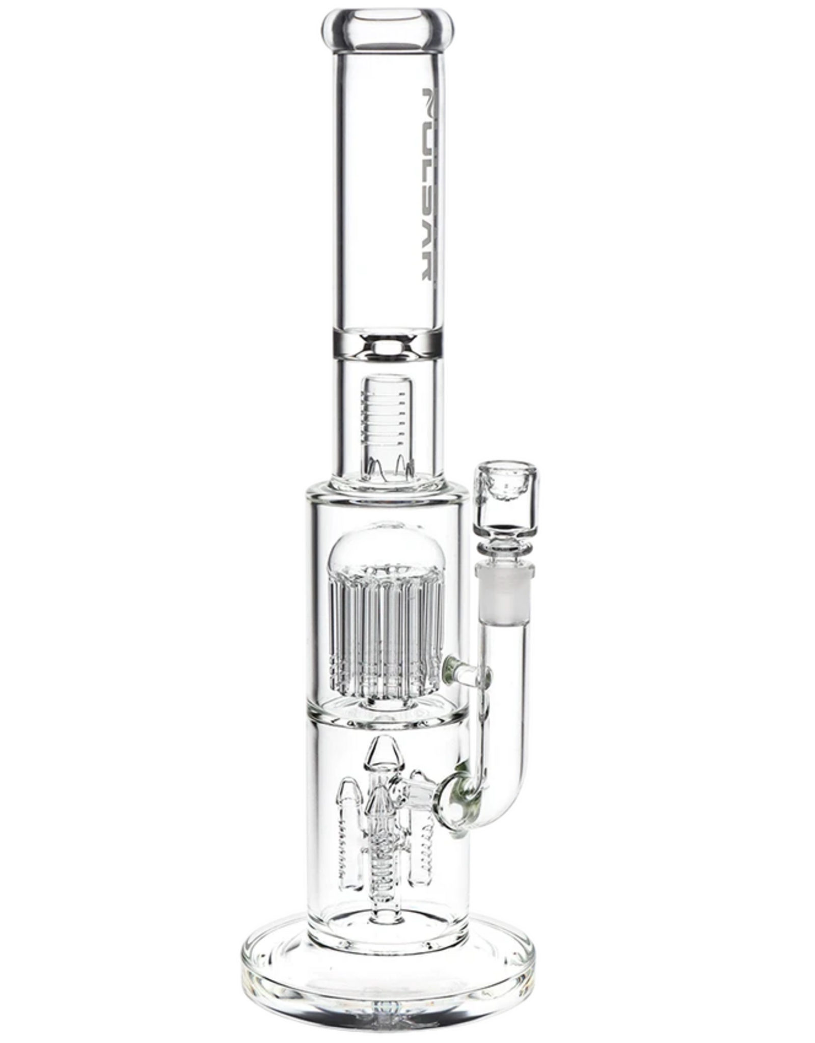 Pulsar 15.25" Double Chamber Rocket Perc Chugger Water Pipe by Pulsar