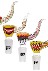 14mm Horned Wig Wag Bowl by Pulsar - Assorted Colours