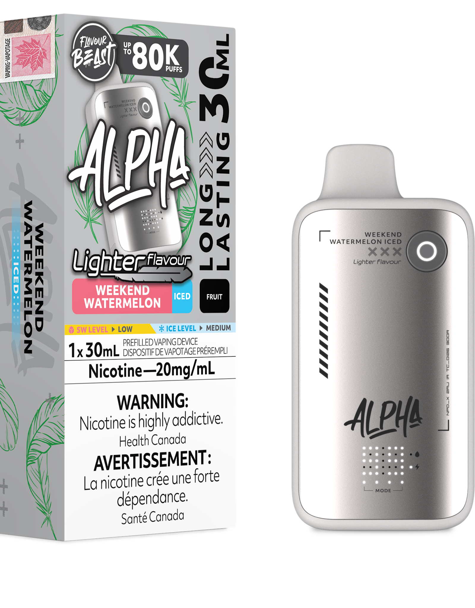 Flavour Beast Alpha Light Disposable