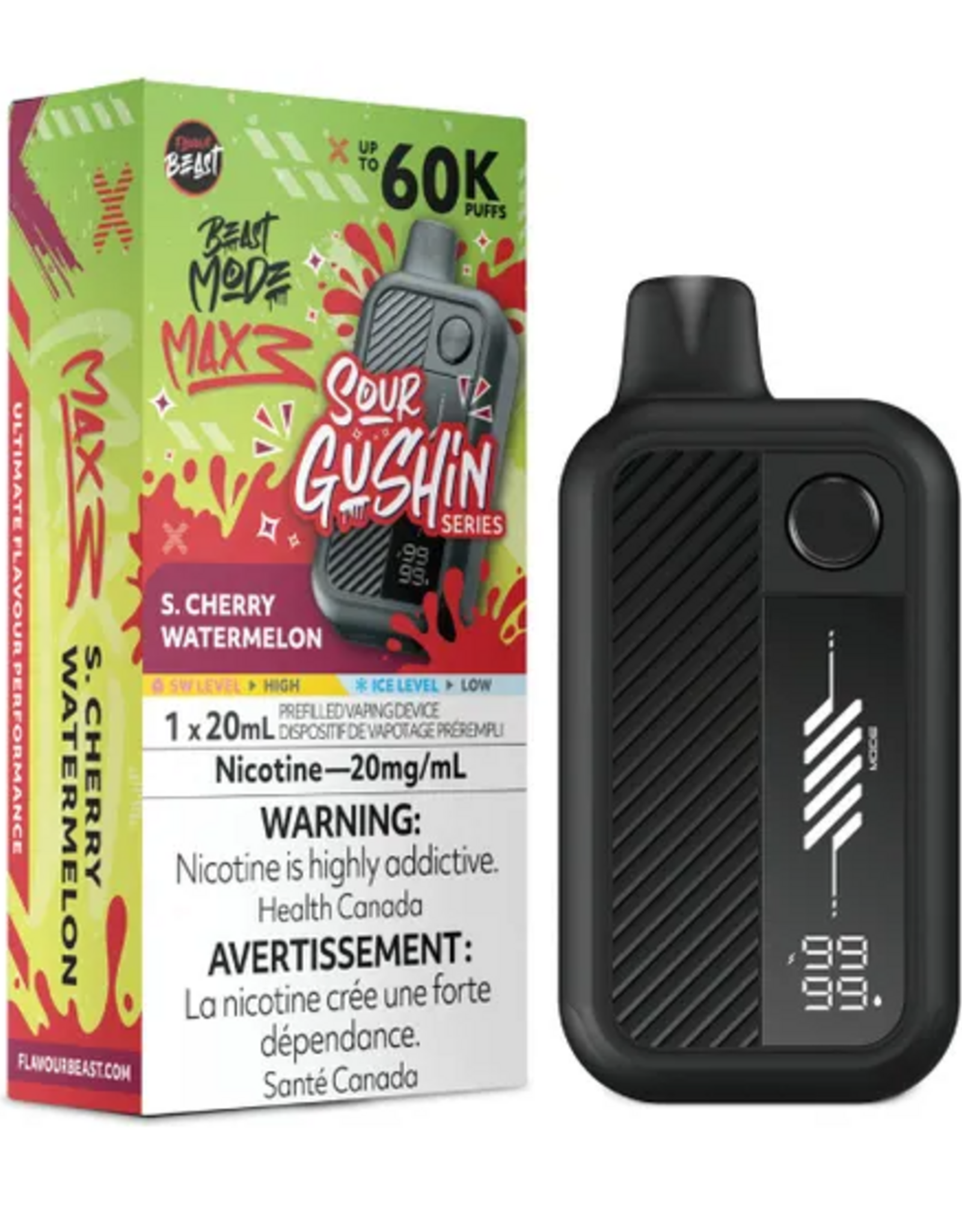 Flavour Beast Beast Mode Max 3 Sour Gushin' Disposable