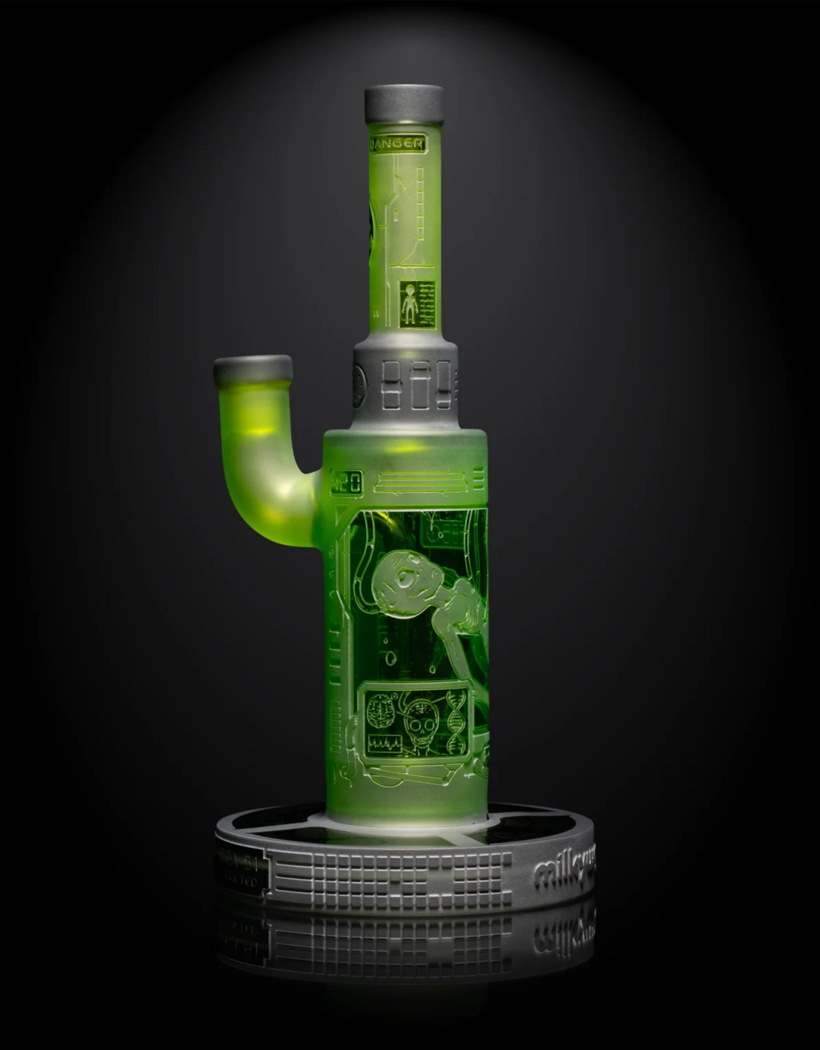9" Slime Area 51 Dab Rig by Milkyway