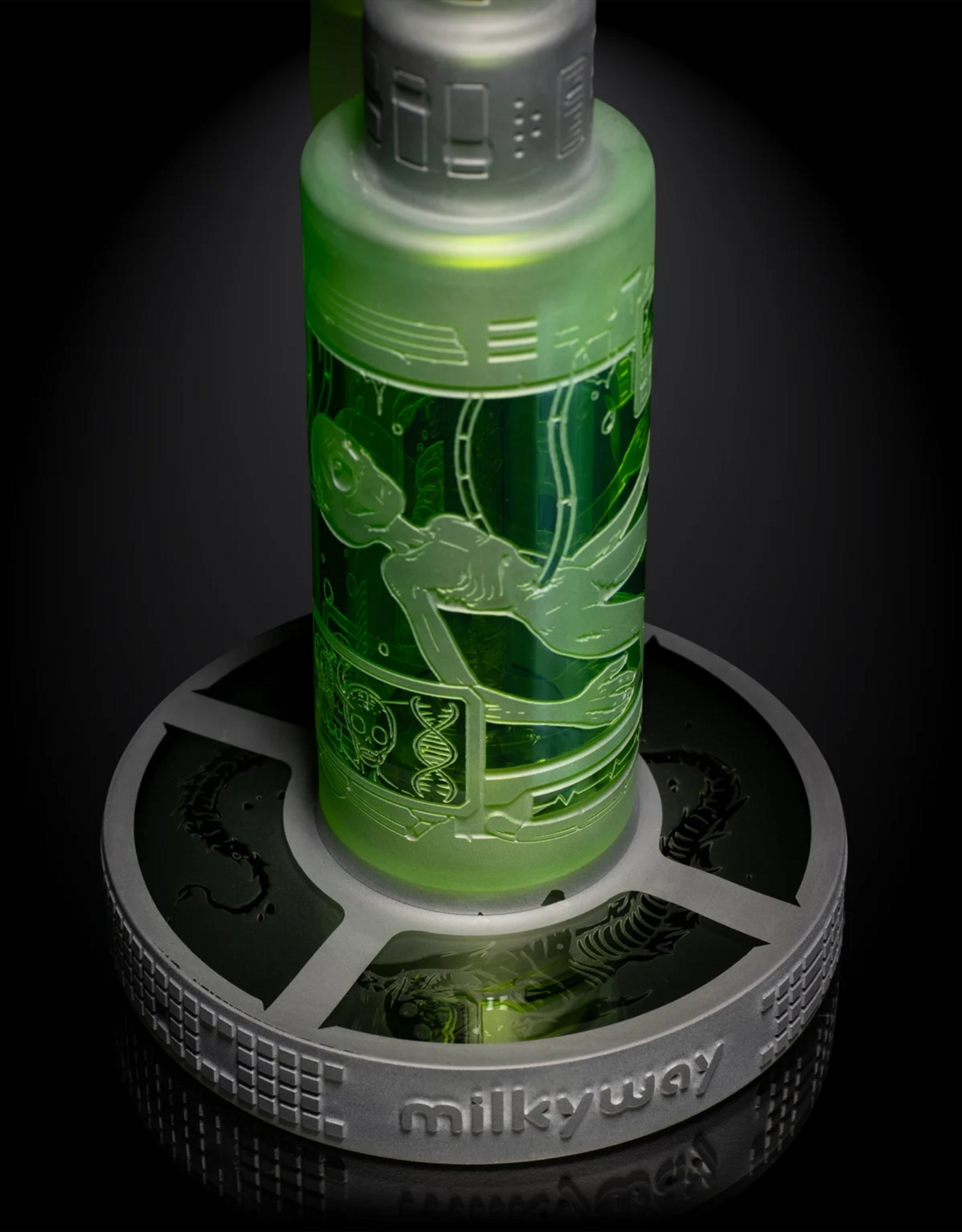 9" Slime Area 51 Dab Rig by Milkyway