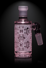 14mm 90° Pink X-Morphic Dry Ashcatcher by Milkyway