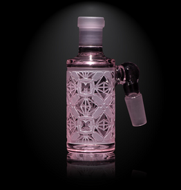 14mm 90° Pink X-Morphic Dry Ashcatcher by Milkyway