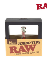 RAW RAW Glass Black Turbo Tips - 10mm