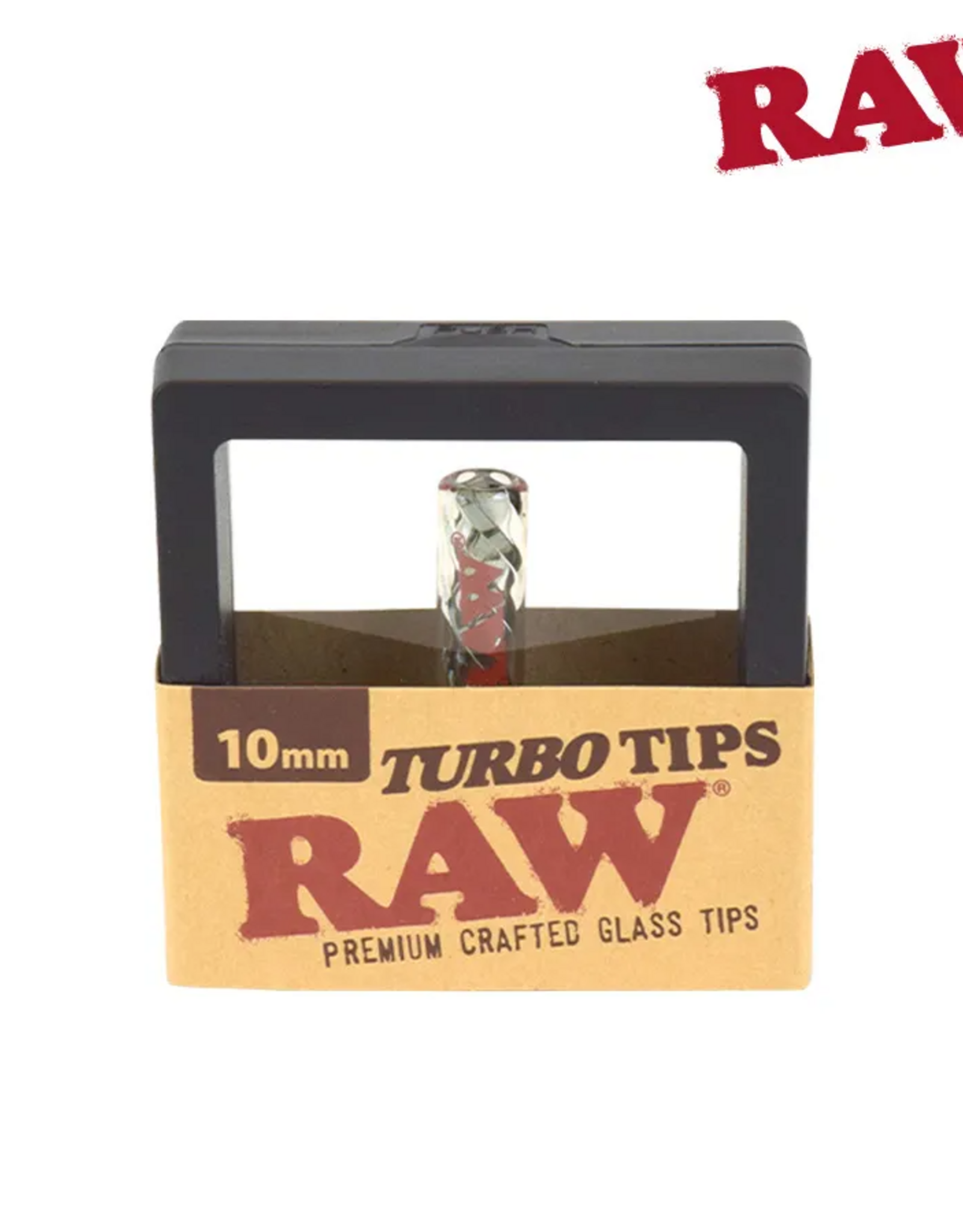 RAW RAW Glass Black Turbo Tips - 10mm