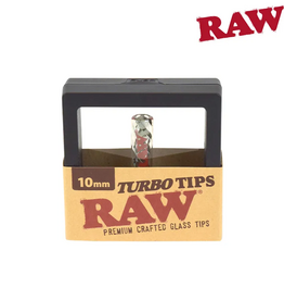 RAW RAW Glass Black Turbo Tips - 10mm