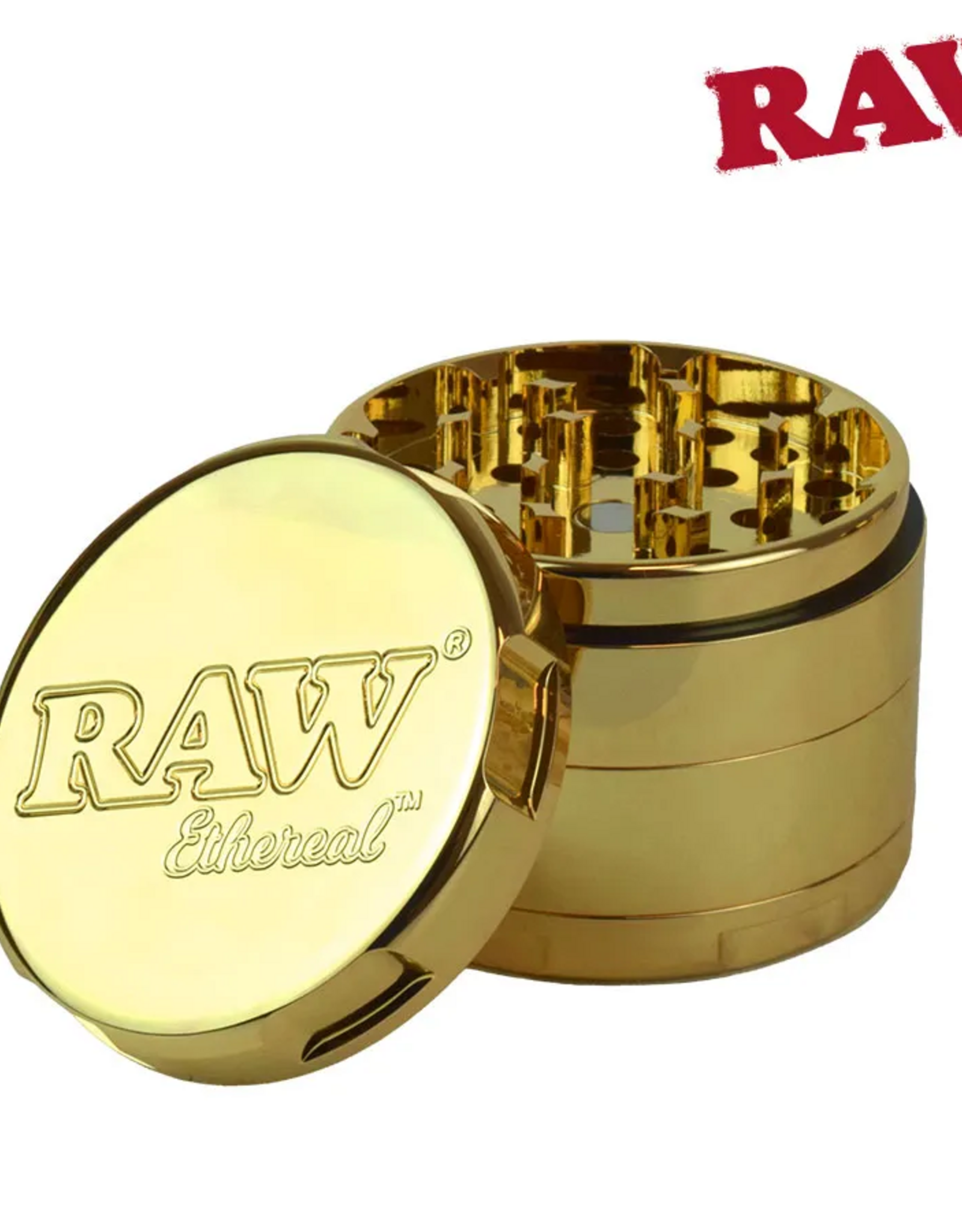 RAW RAW Ethereal Gold Plated Steel Grinder - 63mm