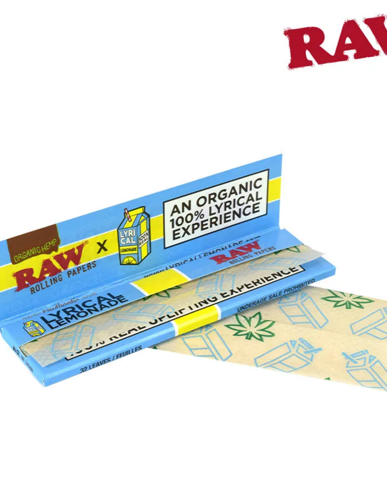 RAW X Lyrical Lemonade Rolling Papers - King Size