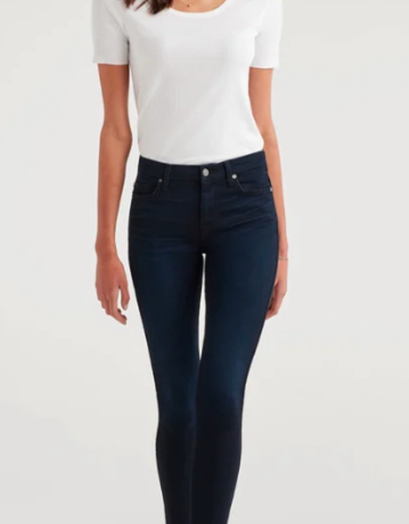 seven for all mankind high rise skinny