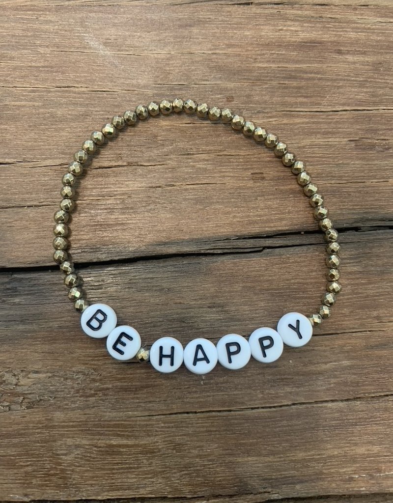 Be Happy Stackable bracelet